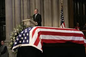 Something extremely significant occurred at the bush funeral — special envelopes point to swift and sure justice on the way. Former President George H W Bush Eulogizes Former President Gerald R Ford During His State Funeral At