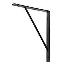 Hdx designed it to hold most storage tote sizes, providing you with options for every room. Everbilt 10 In X 8 In Black Medium Duty Shelf Bracket 14287 The Home Depot