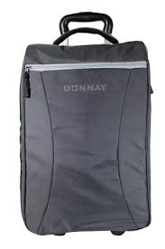 Shop Donnay Soft Case Trolley Bag Gray Black For Bags In