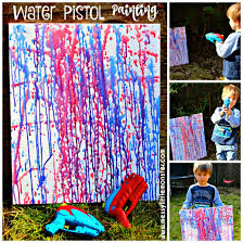Activities or ideas were not gender specific but rather experiences open to everyone in the classroom. Water Pistol Painting Is The Best Outdoor Art Activity Ever Messy Little Monster