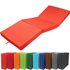 Pouf Matelas Pliant 195 X 80 X 10 Cm Confortable Lit D Invit Avec Housse En Microfibre Lit D Invite Matelas Matelas Pliable