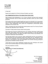 A notis penamatan adalah pemberitahuan secara rasmi daripada majikan anda bahawa anda sedang dibuang atau dipecat dari kedudukan semasa anda. Borneo Salah Satu Hotel Yang Paling Famous Di Sabah Khas Facebook