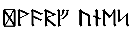 Every proper dwarven name has been used and reused down through the generations. Dwarf Runes Font Ffonts Net