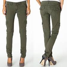 The 10 Best Olive Skinny Cargo Pants For 60 Or Less Skinny Cargo Pants Olive Green Cargo Pants Cargo Pants Women