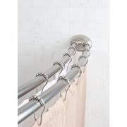 Best reviews guide analyzes and compares all interdesign shower curtain curtain rods of 2021. Interdesign 78970 Curved Shower Rod 44 Stainless Steel Walmart Com Walmart Com
