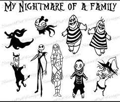Free Free 236 Nightmare Before Christmas Family Svg SVG PNG EPS DXF File