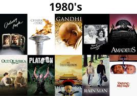 Hoy les traigo a la memoria las 10 películas ganadoras del Oscar de los  años 1970, 1980, 1990 y 2000 .. ***