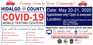 Hidalgo County Free Covid 19 Swab Testing Mobile Facebook