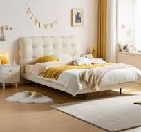 Lit Princesse De Couleur Beige,joli Lit Pour Enfants TBC180 ...