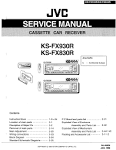 JVC Car Stereo System KD-R3user manual - m
