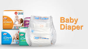 For ICare Super Soft Cotton Disposable Adult and Baby Diaper Pants Cheap  Wholesale Super Comfortable Baby Nappies