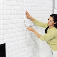 Dengan varian warna bata yang lengkap, maka anda dapat menyelaraskan ruangan dengan konsep atau tema yang dipilih sehingga membuat. Wallpaper Foam 3d Bata Putih White Brick Panel Classic Brickfoam Shopee Indonesia