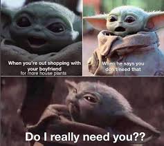 Plant Memes For People With Green Thumbs Yoda Funny Funny Star Wars Memes Yoda Meme
