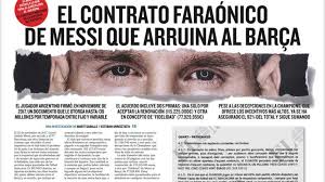 Tras el lío del pasado verano, en el que el astro argentino pidió que se le. El Colosal Contrato De Lionel Messi En Barcelona Un Medio Espanol Difundio Cuanto Gana Tn