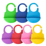 Amazon.com: Aricsen 7 Pack Silicone Baby Bibs for Babies ...