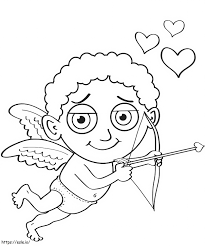 Great Cupid coloring page