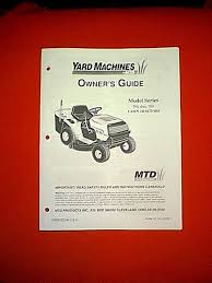 Find parts for your bolens riding lawn mower model 13wc762f065. Owners Manual For Yard Machine By Mtd
