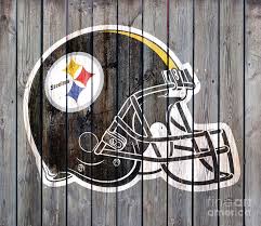 When fully assembled details recommended for fans 12 and up manufactured by foco officially licensed imported ***p Pittsburgh Steelers Wood Helmet Digital Art By Cac Graphics