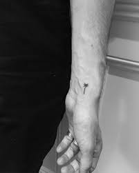 Minimalist Palm Tree Tattoo On The Left Inner Wrist Tattoo Wrist Tattoos For Guys Small Wrist Tattoos Palm Tree Tattoo Ankle