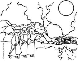 Road to emmaus printables for kids. Road To Emmaus Coloring Page Crafting The Word Of God