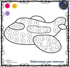 Fichas Para Colorear Por Letras Numeros Y Simbolos Numeros Para Ninos Colorear Por Numeros Actividades Del Color