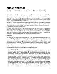 Writing a position paper is outlining your stand on a particular issue being discussed in a certain conference or meeting. Marine Scientists Explain Why Dolomite Sand Won T Help Solve Manila Bay S Environmental Mess