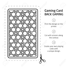 Custom card come in two phases: Game Card Back Abstract Pattern Background Underside Royalty Free Cliparts Vectors And Stock Illustration Image 100147270