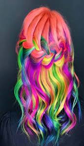 Beautiful Rainbow Hair Color Hairminia Rainbow Hair Color Bright Hair Colors Rainbow Hair