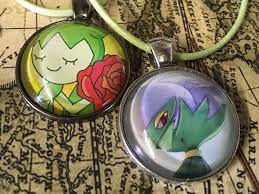 Check out amazing roserade artwork on deviantart. Budew Roselia Roserade Necklace Etsy