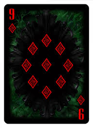 9 Of Diamonds From Cthulhu The Great Old One Unnameable Horrors Edition Bicycle Playing Cards Deck From Dann Playing Card Deck Bicycle Playing Cards Card Art
