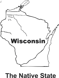 A Funny Map Of Wisconsin Funny Maps A Funny Map