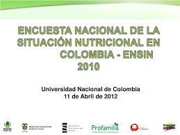Colombia por la primera infancia. Ppt Encuesta Nacional De La Situacion Nutricional En Colombia Powerpoint Presentation Id 365011