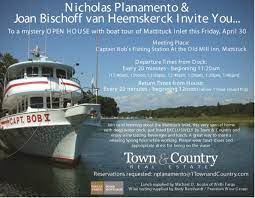 How could you take down captain bob's steering wheel? Mystery Open House Tour On Mattituck Inlet April 30 11 30am 2 30pm Captain Bob S Fishing Station At Old Mill Inn Mattituck Town Country Real Estate