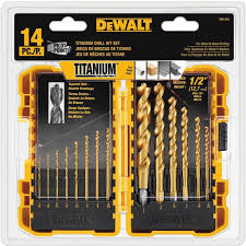 5 out of 5 stars. Dewalt Dw1354 14 Piece Titanium Pilot Point Drill Bit Set Walmart Com Walmart Com