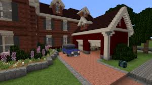 You can save money, because the foundation is smaller than that of a similar size home on one level. Large Brick Suburban House Minecraft Map