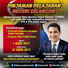 Permohonan Online Pinjaman Pelajaran Negeri Selangor Sijil Diploma Ijazah Sarjana Muda Sayidahnapisahdotcom