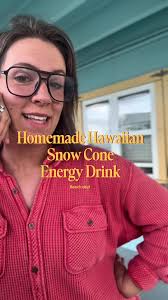 HOMEMADE HAWAIIAN SNOW CONE 🏖️ 🍧(iykyk) energy drink! **use 1/3 of each  packet for the drink** ❤️#drinktok #fyp @Torani @LaCroix Sparkling Water  @Jolly Rancher