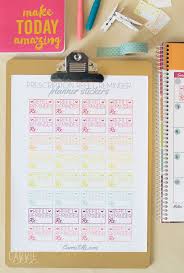 They may print a calendar on their own. Printable Prescription Reminder Stickers For Your Planner Carrie Elle