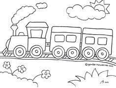 Kumpulan gambar mewarnai kereta api. Lukisan Kereta Api Kartun Cikimm Com