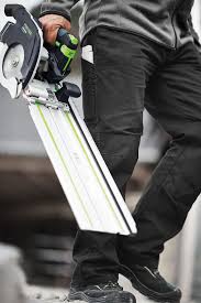 The New Festool Hkc 55 18v Cordless Circular Saw With Guide Rail Designed To Be Highly Mobile Scie Circulaire Defonceuse Circulaire