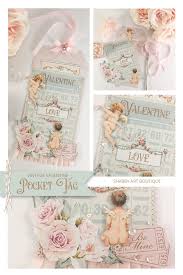 Daily vintage image downloads since 2007. Vintage Valentine Pocket Tag Free Printable Shabby Art Boutique