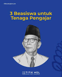 Marga alisyahbana, ir, msee, ph.d. 3 Beasiswa Untuk Tenaga Pengajar Guru Titik Nol English Course
