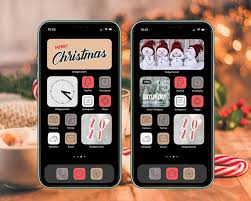 Christmas Ios 14 Icons New Year App Icons Iphone Ios 14 Etsy Iphone Wallpaper App Homescreen Iphone App Design