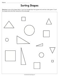 sorting shapes worksheet have fun teaching