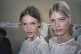 Backstage at Sacai SS18