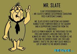 Maybe you would like to learn more about one of these? Retake 2016 On Twitter Flintstoooooone Mr Slate Cartoonvillains Retake2016 Https T Co Knsuduspqs
