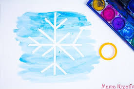 6 Ideen Zum Malen Im Winter Mit Kindern Video Mama Kreativ Basteln Mit Kindern Winter Basteln Weihnachten Kinder Unter 3 Schneeglockchen Basteln
