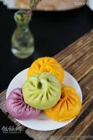 我的博客三周年 美艳如花的包子是冬季里最靓丽的美食 asian desserts pretty food steam recipes