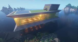 Modern House Oceanic View Minecraft In 2020 Minecraft House Designs Minecraft Creations Minecraft Houses