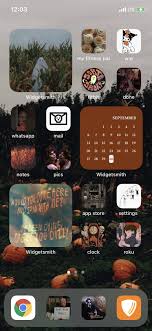 7 Ios 14 Fall Aesthetic Home Screen Ideas Straphie In 2020 Homescreen Iphone App Design Ios